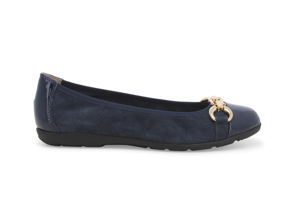 Melluso Donna Ballerine Estive con Morsetto Tomaia Pelle Blu K60100BK-234286